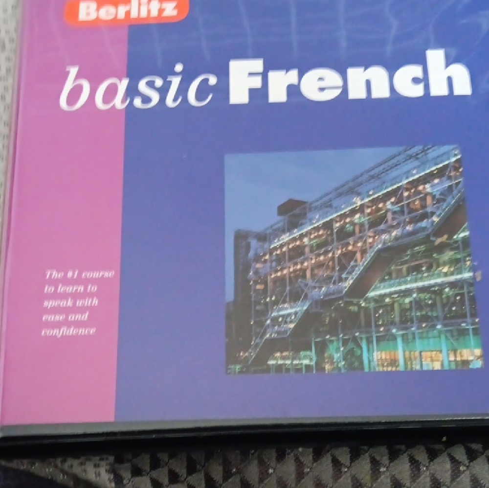 Basic French Language Course - Purple Cover
